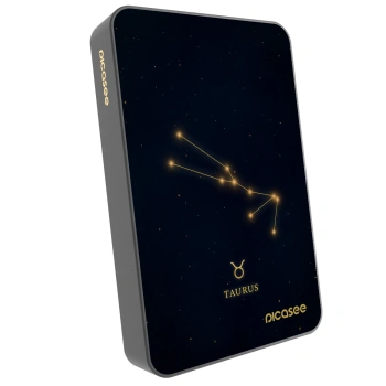 Picasee Powerbank mit MagSafe 10 000 mAh Grau - TAURUS