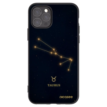 Picasee Apple iPhone 11 Pro Hülle - Schwarzes Silikon - TAURUS