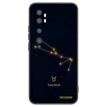 Picasee Xiaomi Mi Note 10 (Pro) Hülle - Schwarzes Silikon - TAURUS