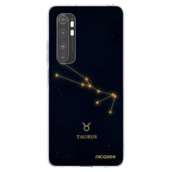 Picasee Xiaomi Mi Note 10 Lite Hülle - Transparentes Silikon - TAURUS