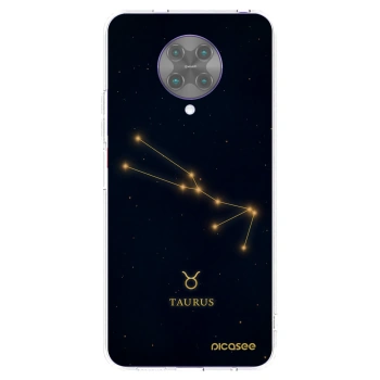 Picasee Xiaomi Poco F2 Pro Hülle - Transparentes Silikon - TAURUS