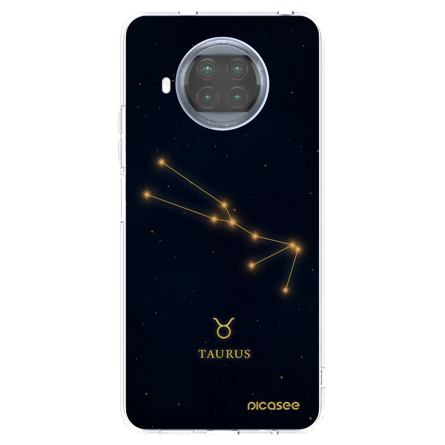 Picasee Xiaomi Mi 10T Lite Hülle - Transparentes Silikon - TAURUS