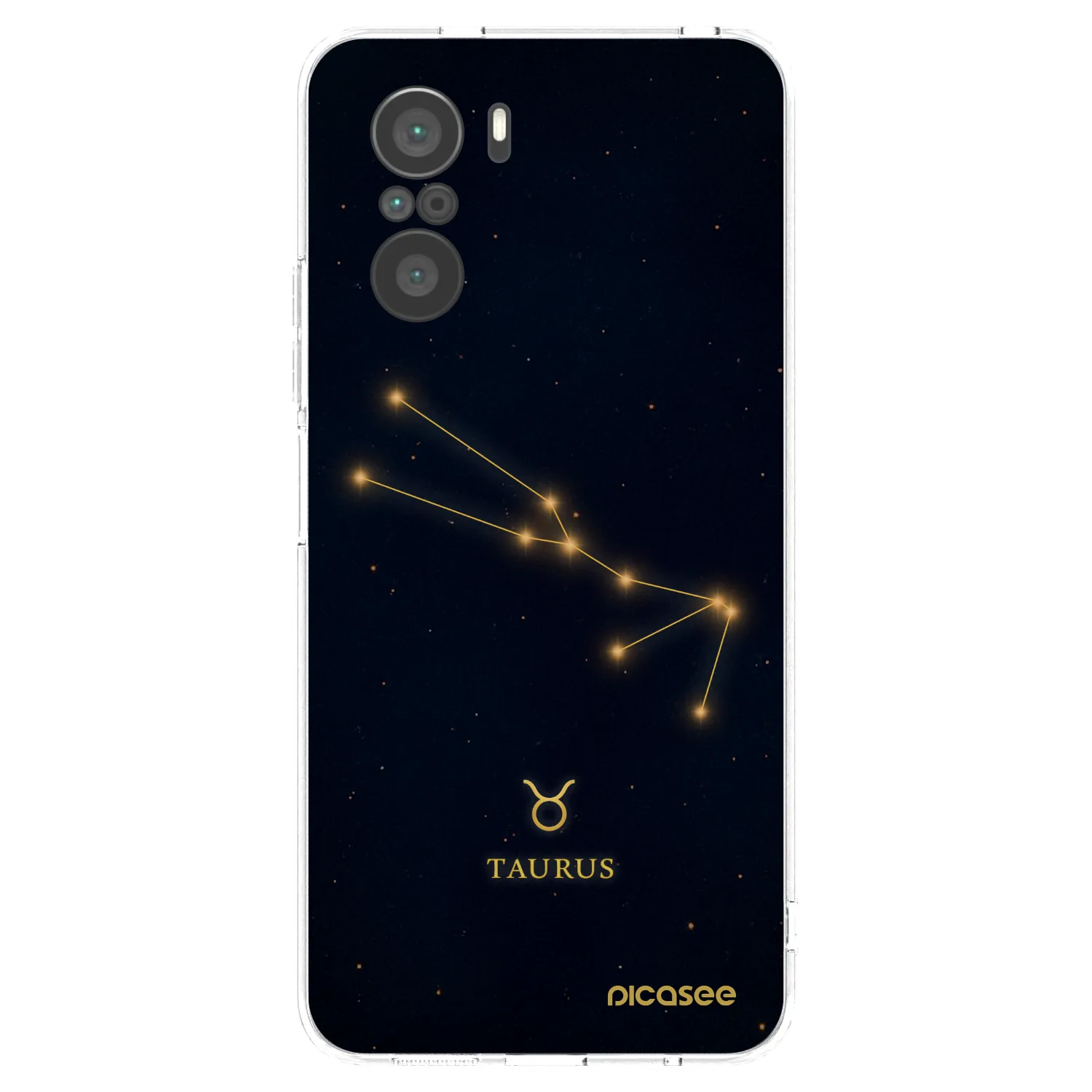 Picasee Xiaomi Poco F3 Hülle - Transparentes Silikon - TAURUS