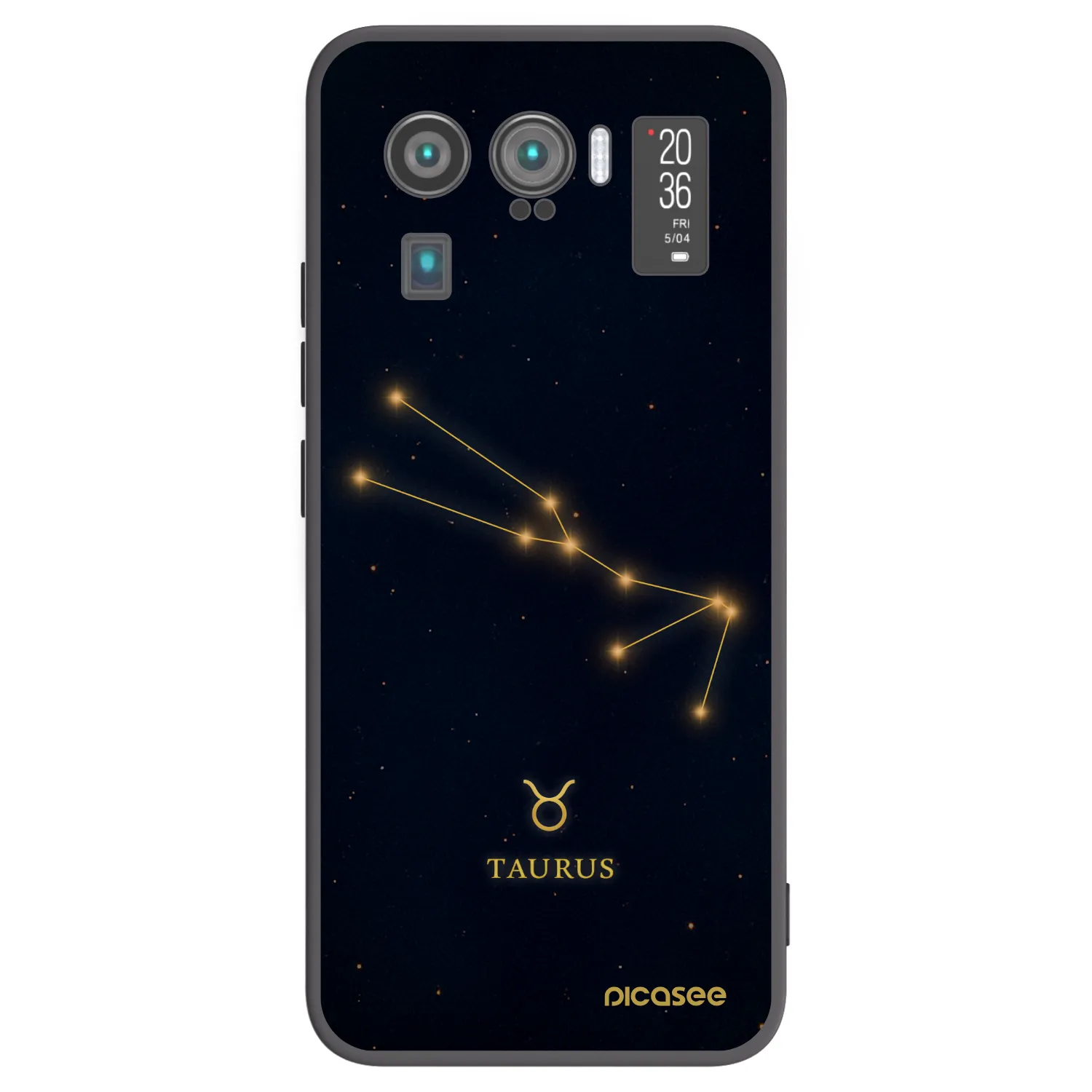 Picasee Xiaomi Mi 11 Ultra Hülle - Schwarzes Silikon - TAURUS