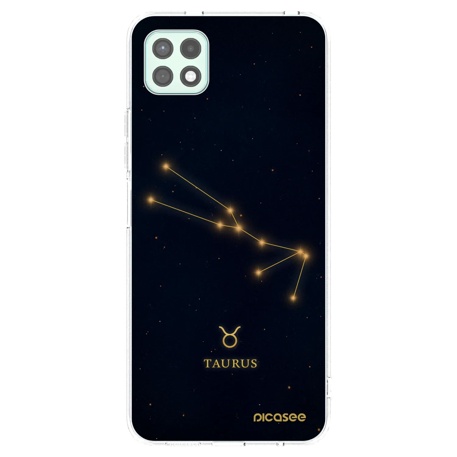 Picasee Samsung Galaxy A22 A226B 5G Hülle - Transparentes Silikon - TAURUS
