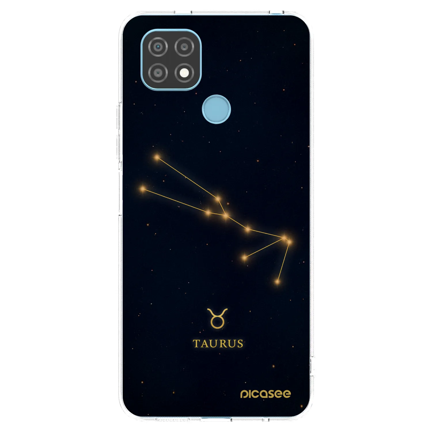 Picasee Realme C21 Hülle - Transparentes Silikon - TAURUS