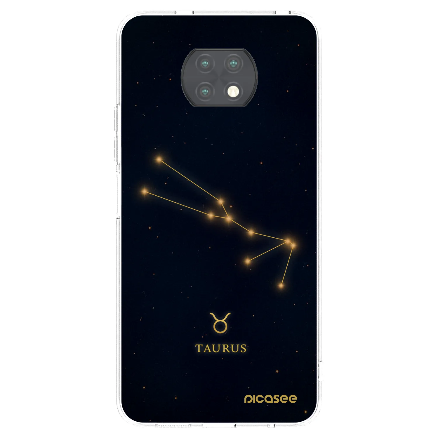 Picasee Xiaomi Redmi Note 9T Hülle - Transparentes Silikon - TAURUS