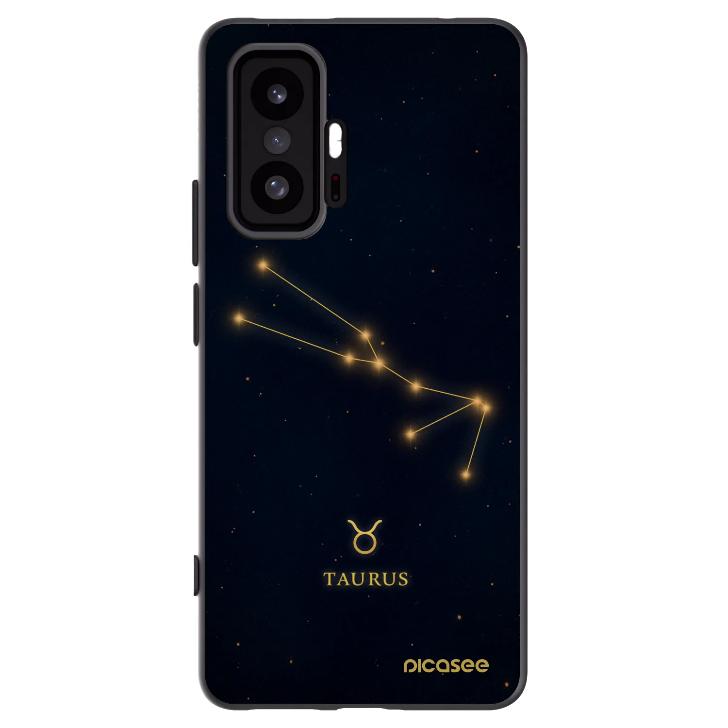 Picasee Xiaomi 11T Hülle - Schwarzes Silikon - TAURUS