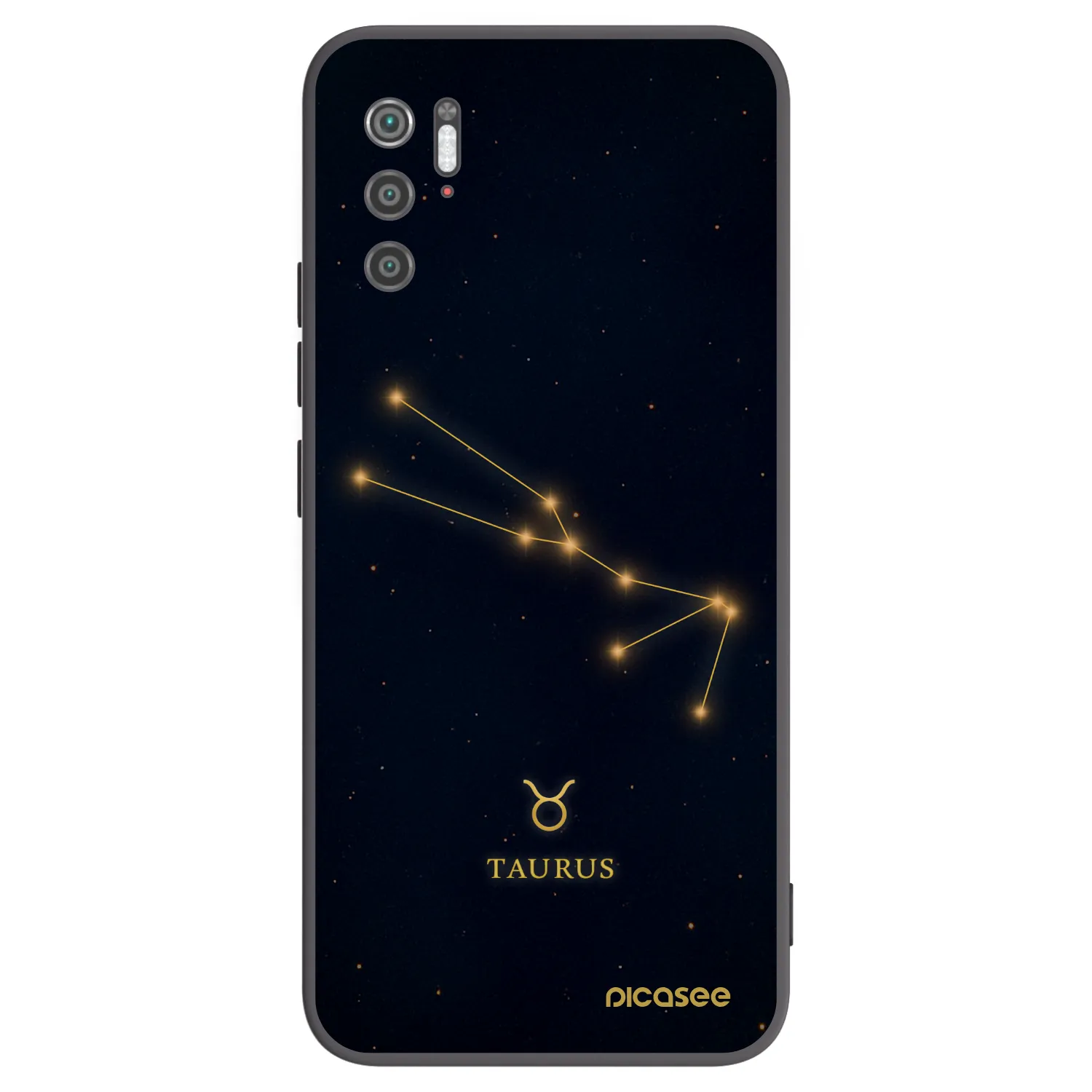 Picasee Xiaomi Poco M3 Pro 5G Hülle - Schwarzes Silikon - TAURUS