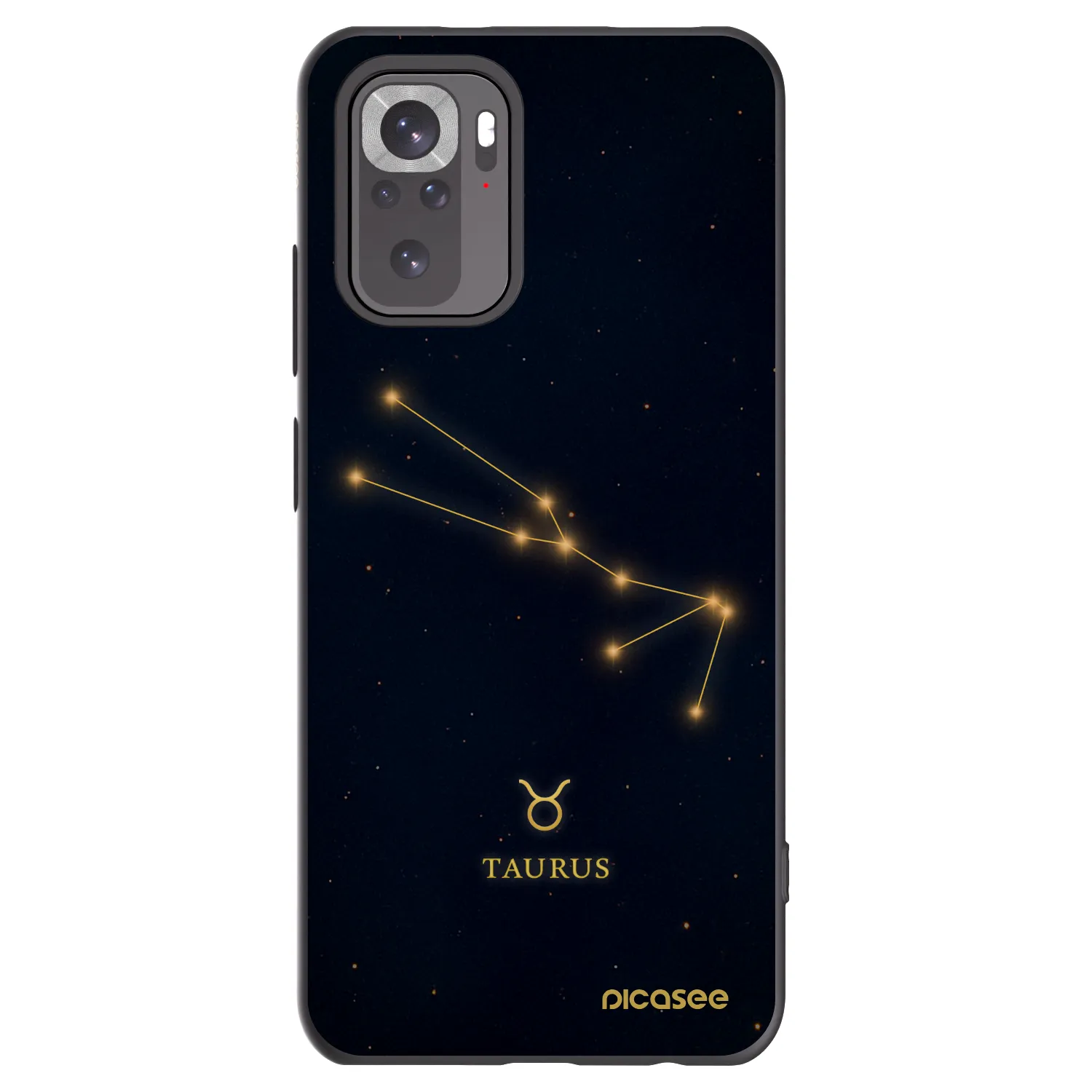 Picasee Xiaomi Redmi Note 11S 4G Hülle - Schwarzes Silikon - TAURUS