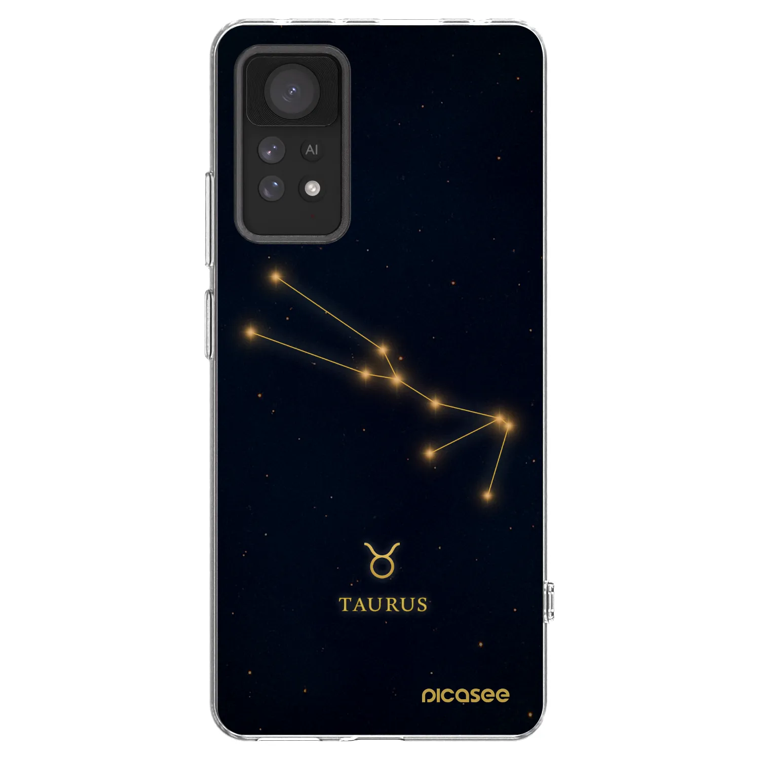 Picasee Xiaomi Redmi Note 11 Pro 5G Hülle - Transparentes Silikon - TAURUS