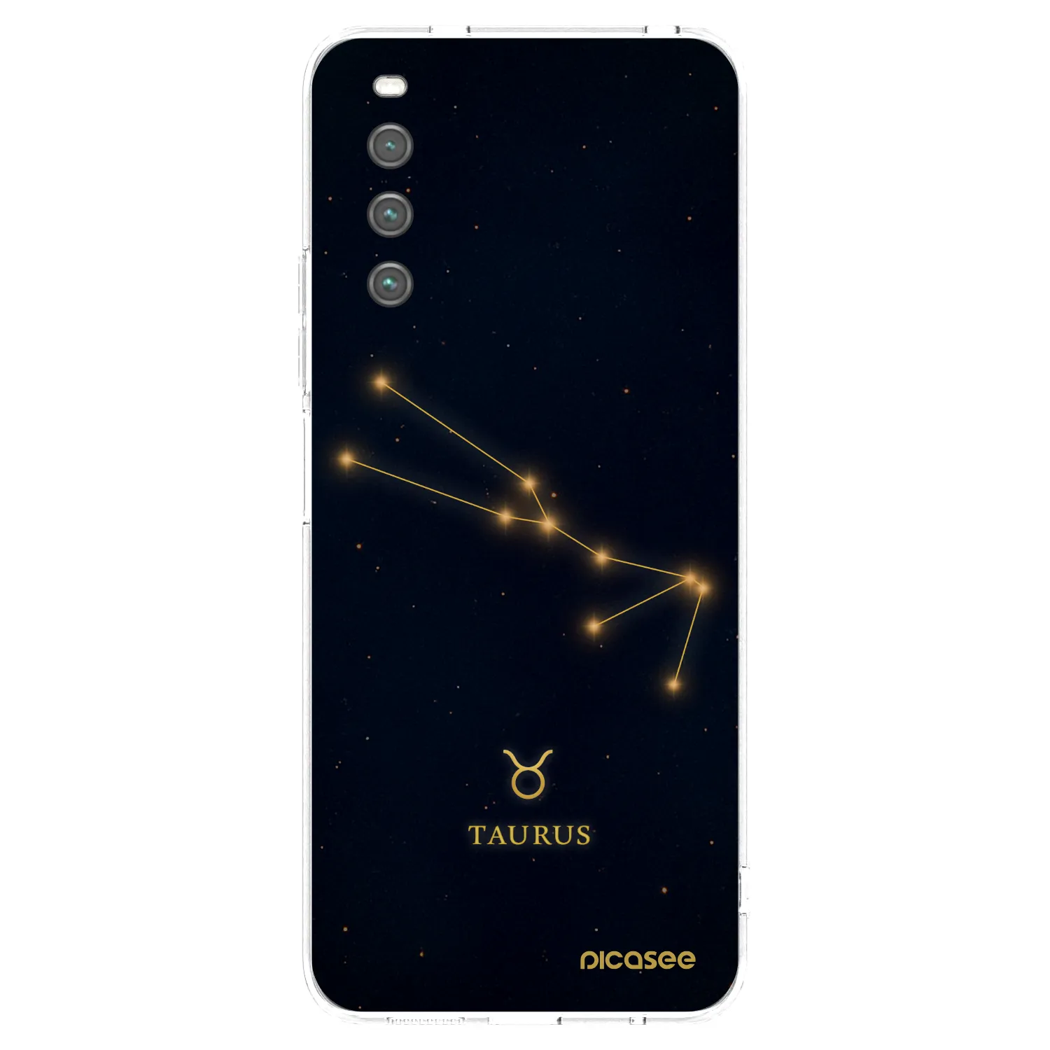 Picasee Sony Xperia 10 IV 5G Hülle - Transparentes Silikon - TAURUS