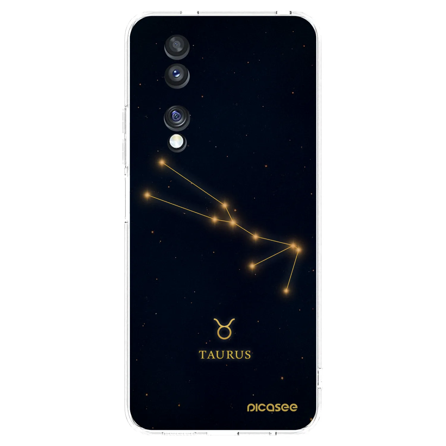 Picasee Honor 70 Hülle - Transparentes Silikon - TAURUS