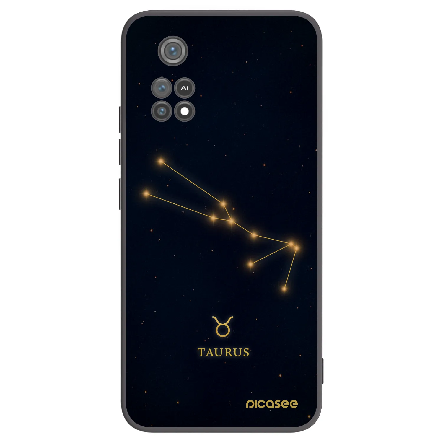 Picasee Xiaomi Poco M4 Pro Hülle - Schwarzes Silikon - TAURUS