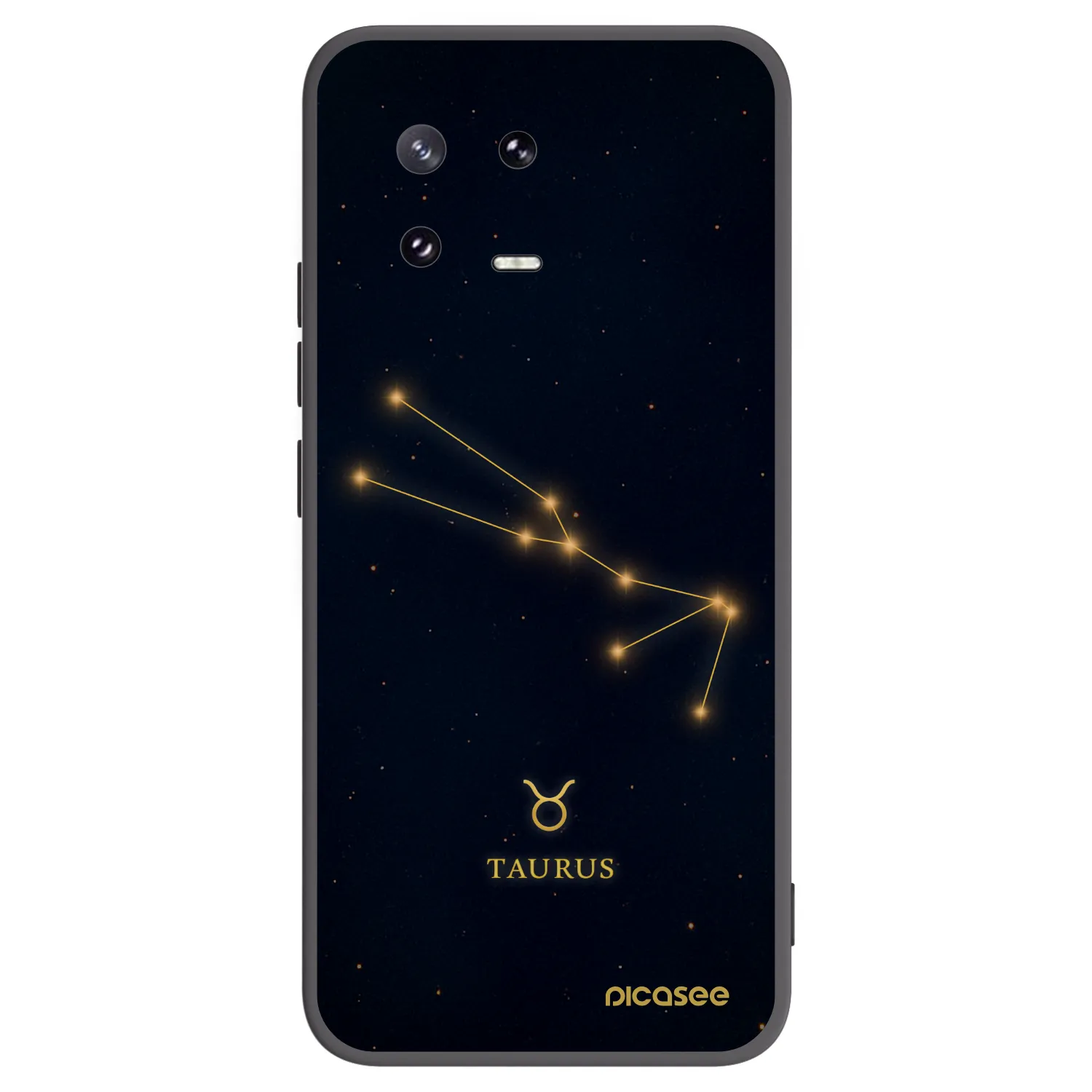 Picasee Xiaomi 13 Pro Hülle - Schwarzes Silikon - TAURUS