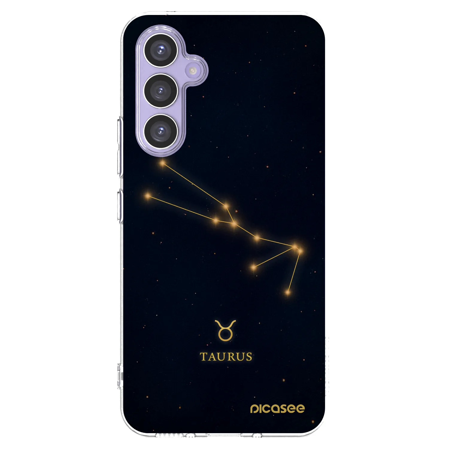 Picasee Samsung Galaxy A54 5G A546B Hülle - Transparentes Silikon - TAURUS
