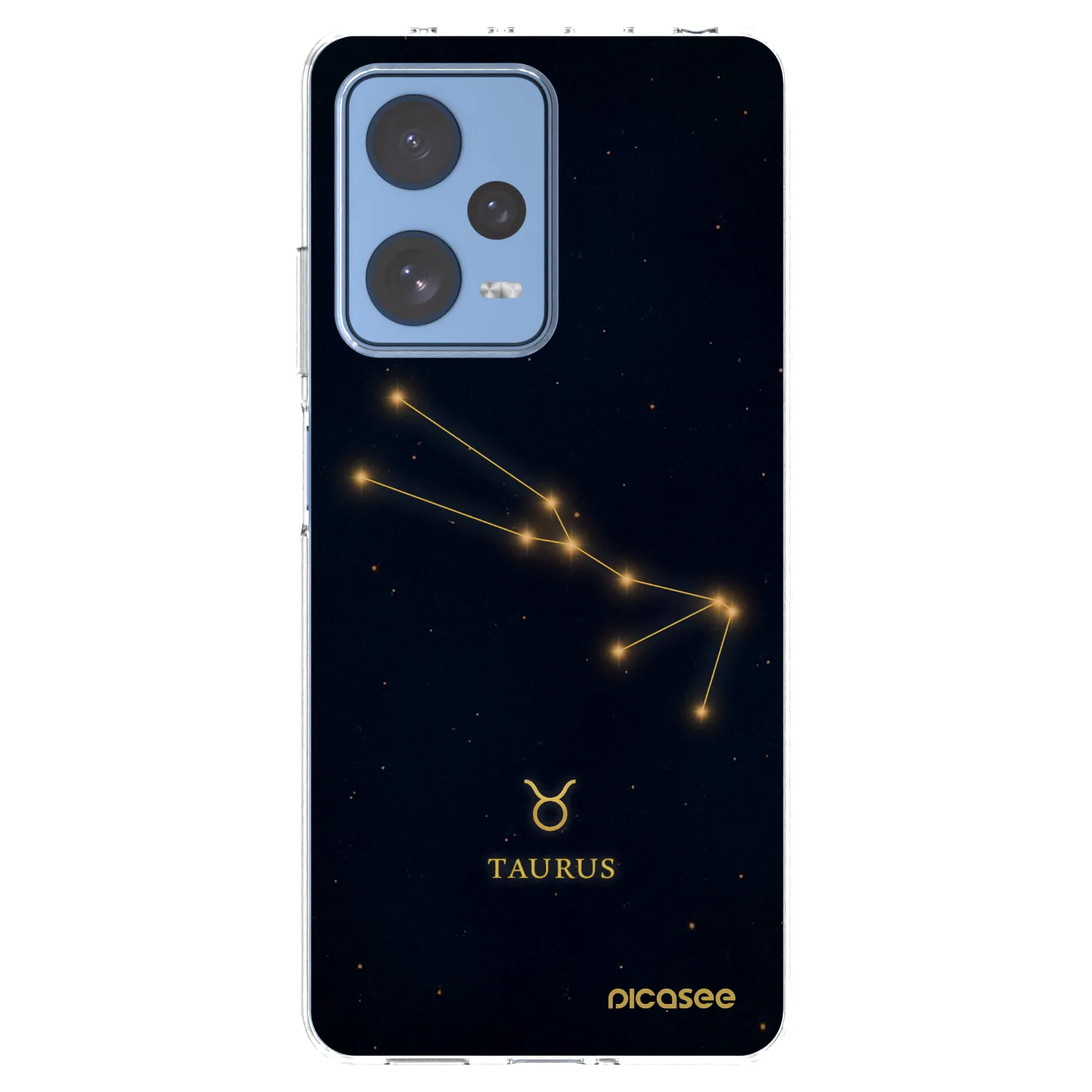 Picasee Xiaomi Redmi Note 12 Pro 5G Hülle - Transparentes Silikon - TAURUS