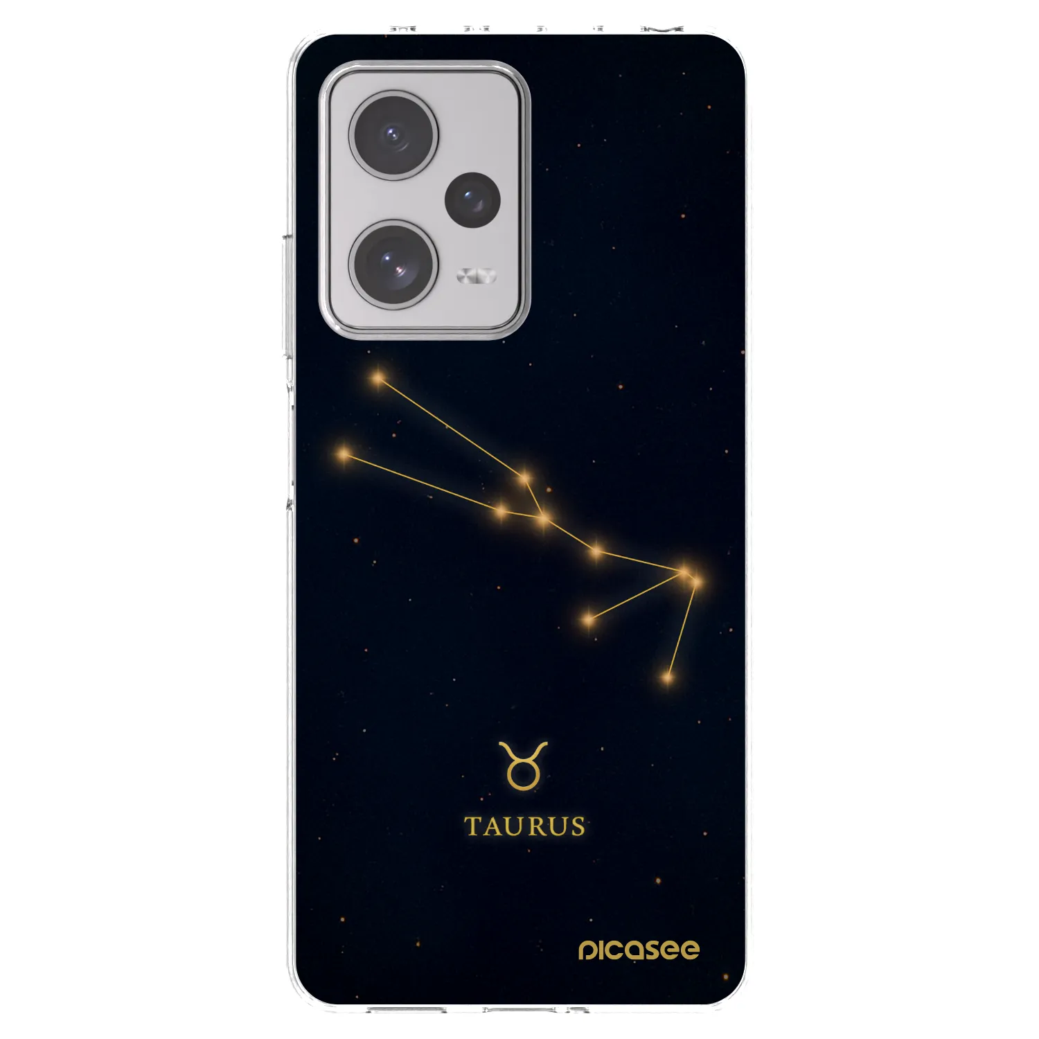 Picasee Xiaomi Redmi Note 12 Pro+ 5G Hülle - Transparentes Silikon - TAURUS