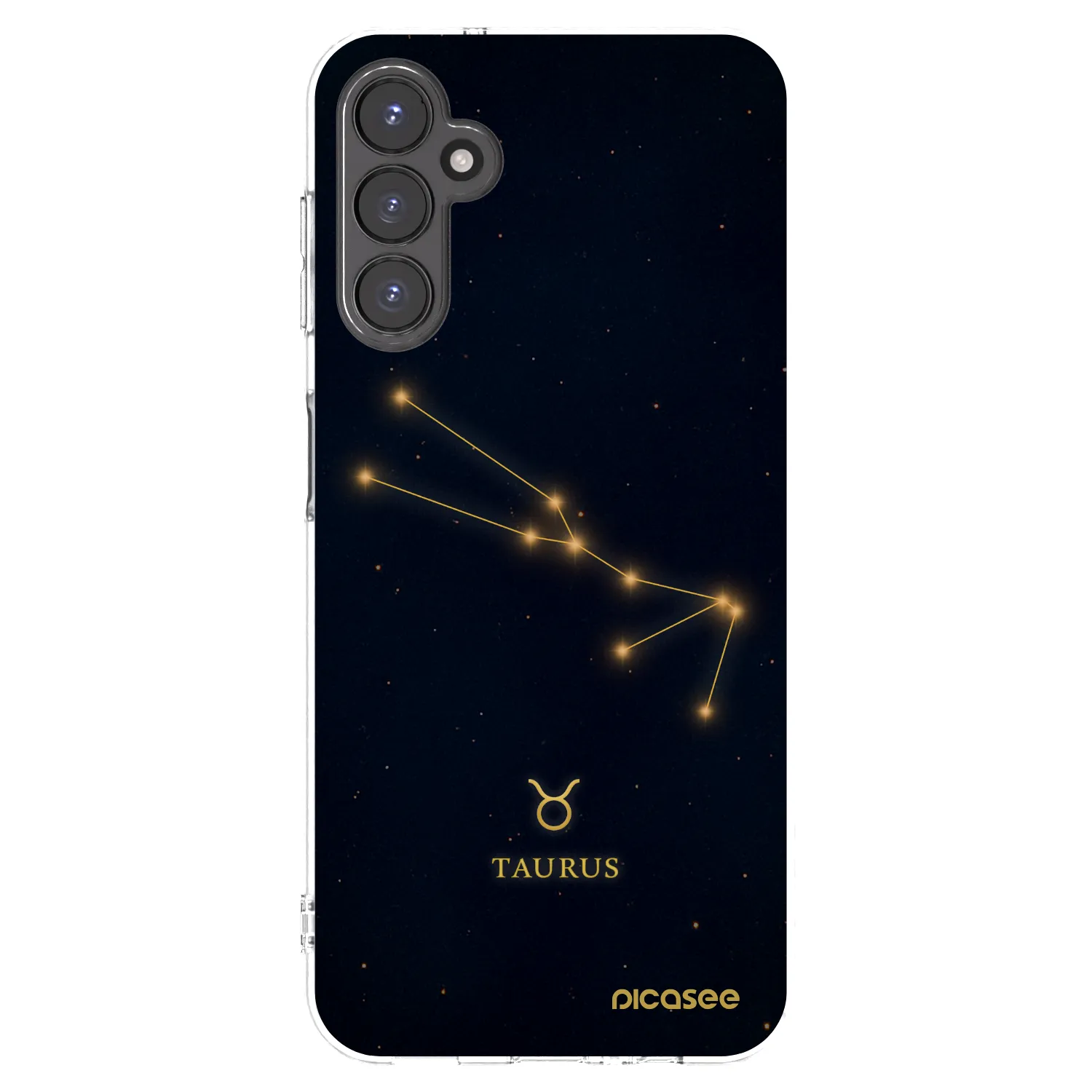 Picasee Samsung Galaxy A14 5G A146P Hülle - Transparentes Silikon - TAURUS