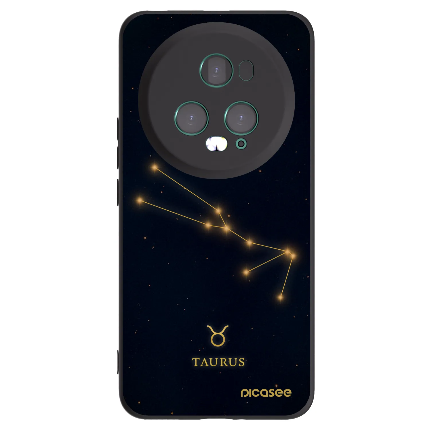 Picasee Honor Magic5 Pro Hülle - Schwarzes Silikon - TAURUS