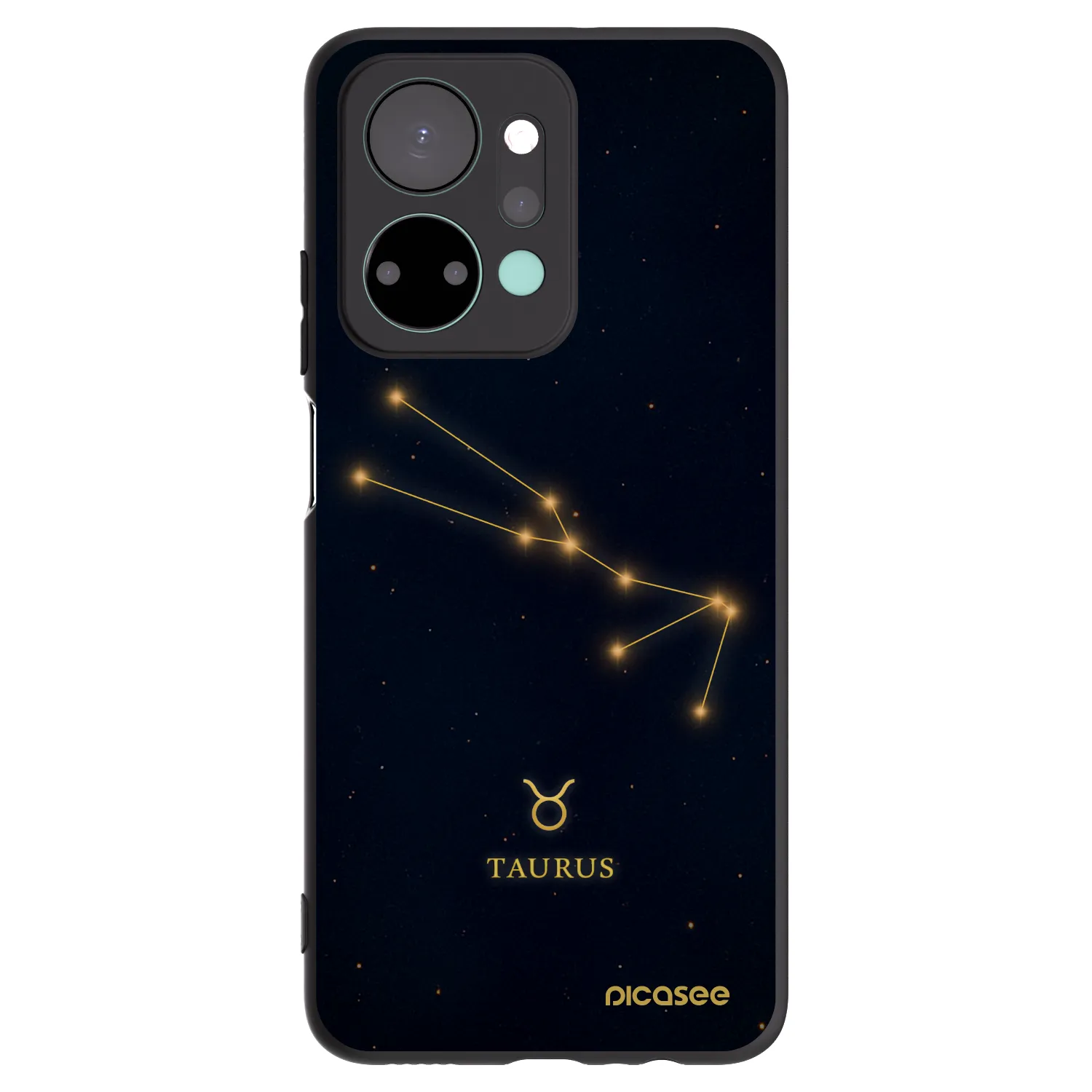 Picasee Honor X7a Hülle - Schwarzes Silikon - TAURUS