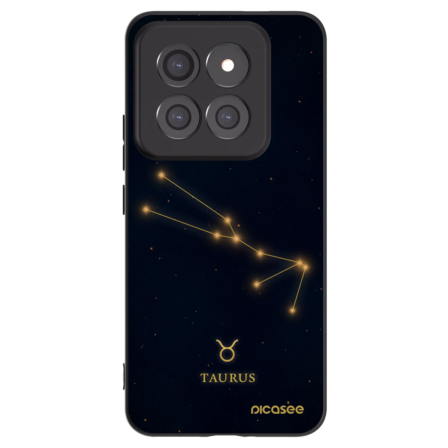 Picasee Xiaomi 14 Pro Hülle - Schwarzes Silikon - TAURUS