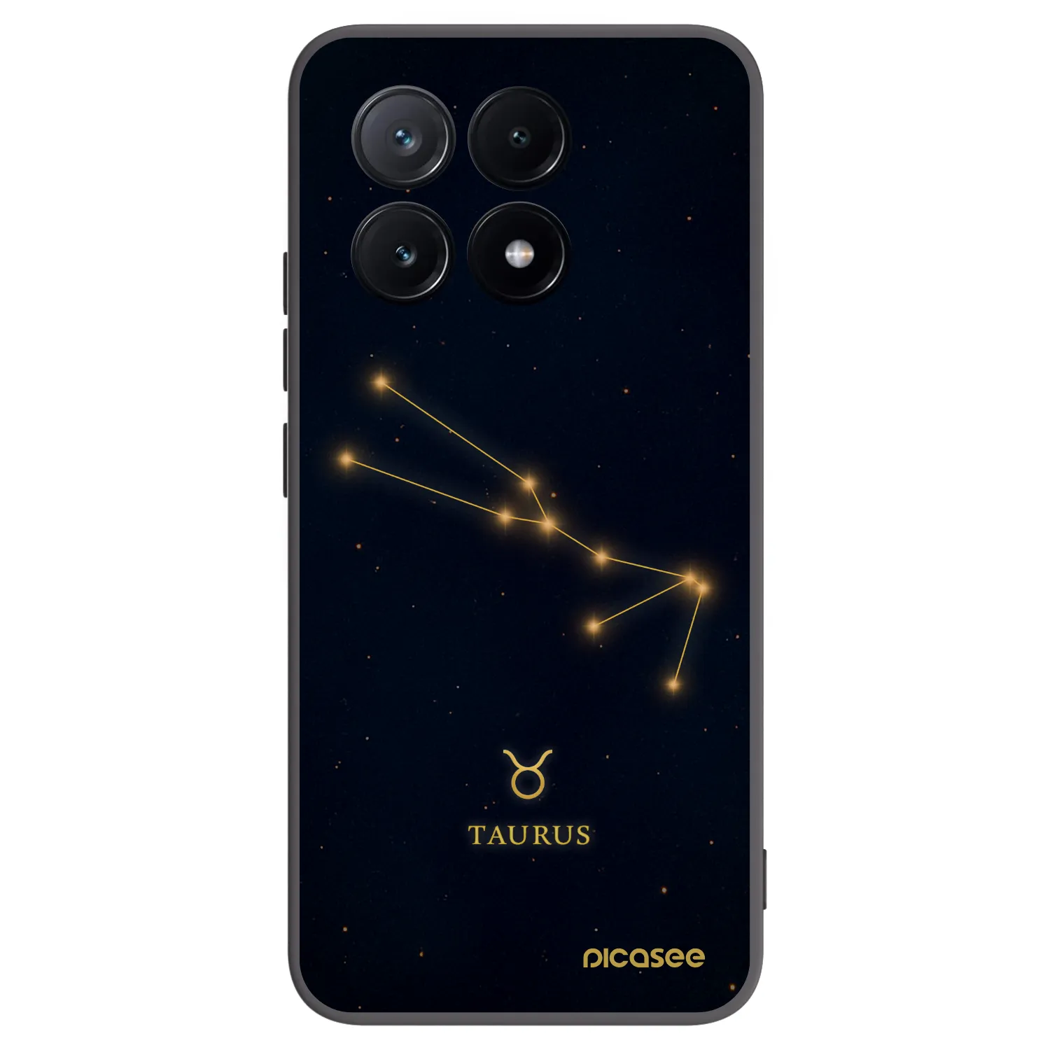Picasee Xiaomi Poco X6 Pro Hülle - Schwarzes Silikon - TAURUS