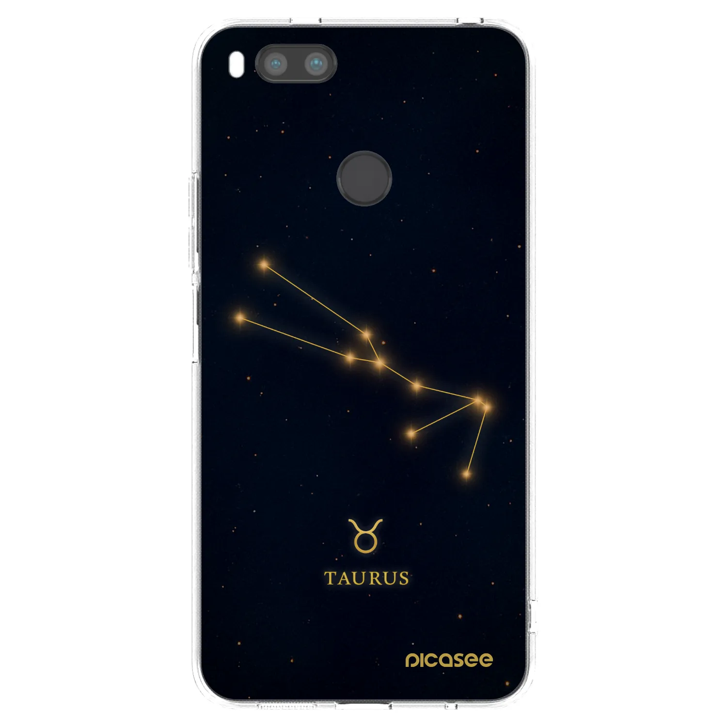 Picasee Xiaomi Redmi Note 11S 5G Hülle - Transparentes Silikon - TAURUS