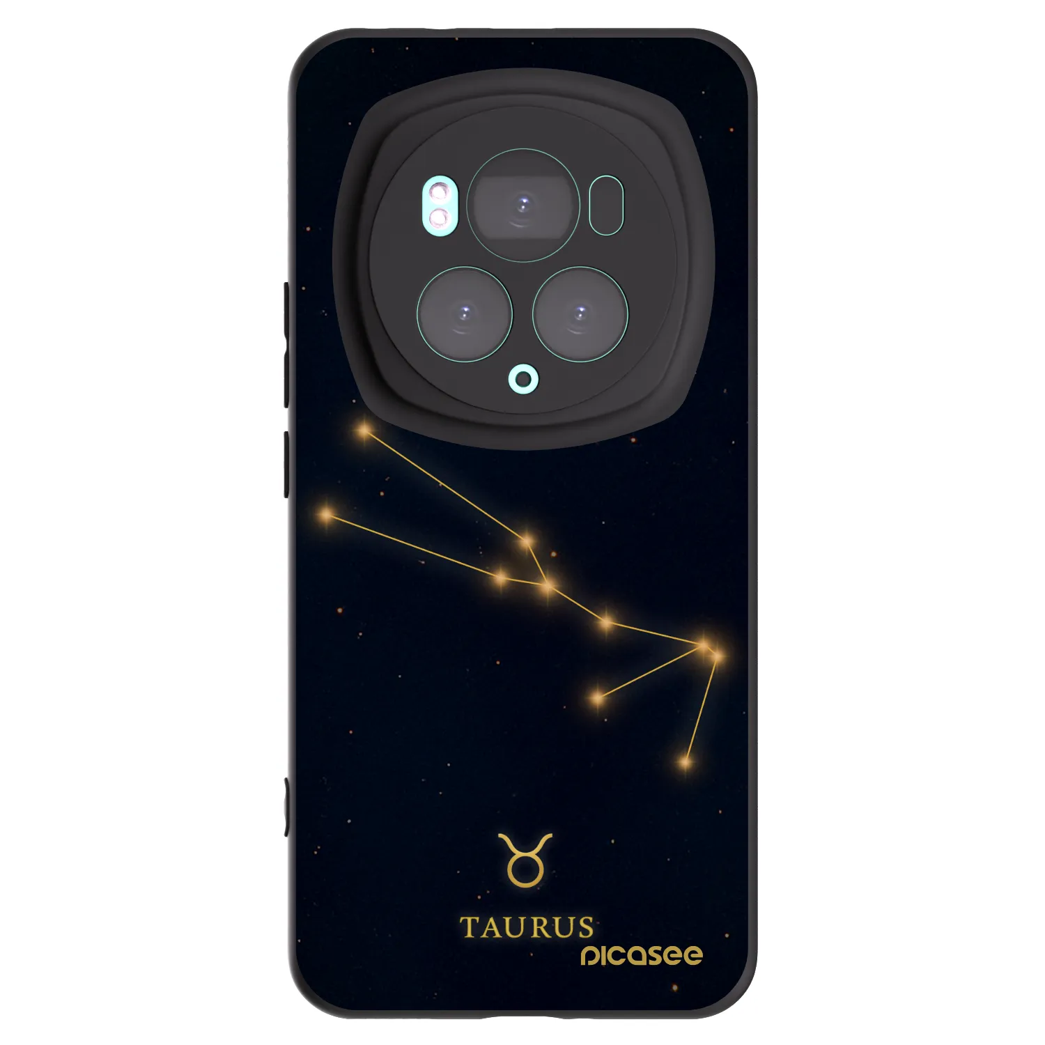 Picasee Honor Magic6 Pro Hülle - Schwarzes Silikon - TAURUS