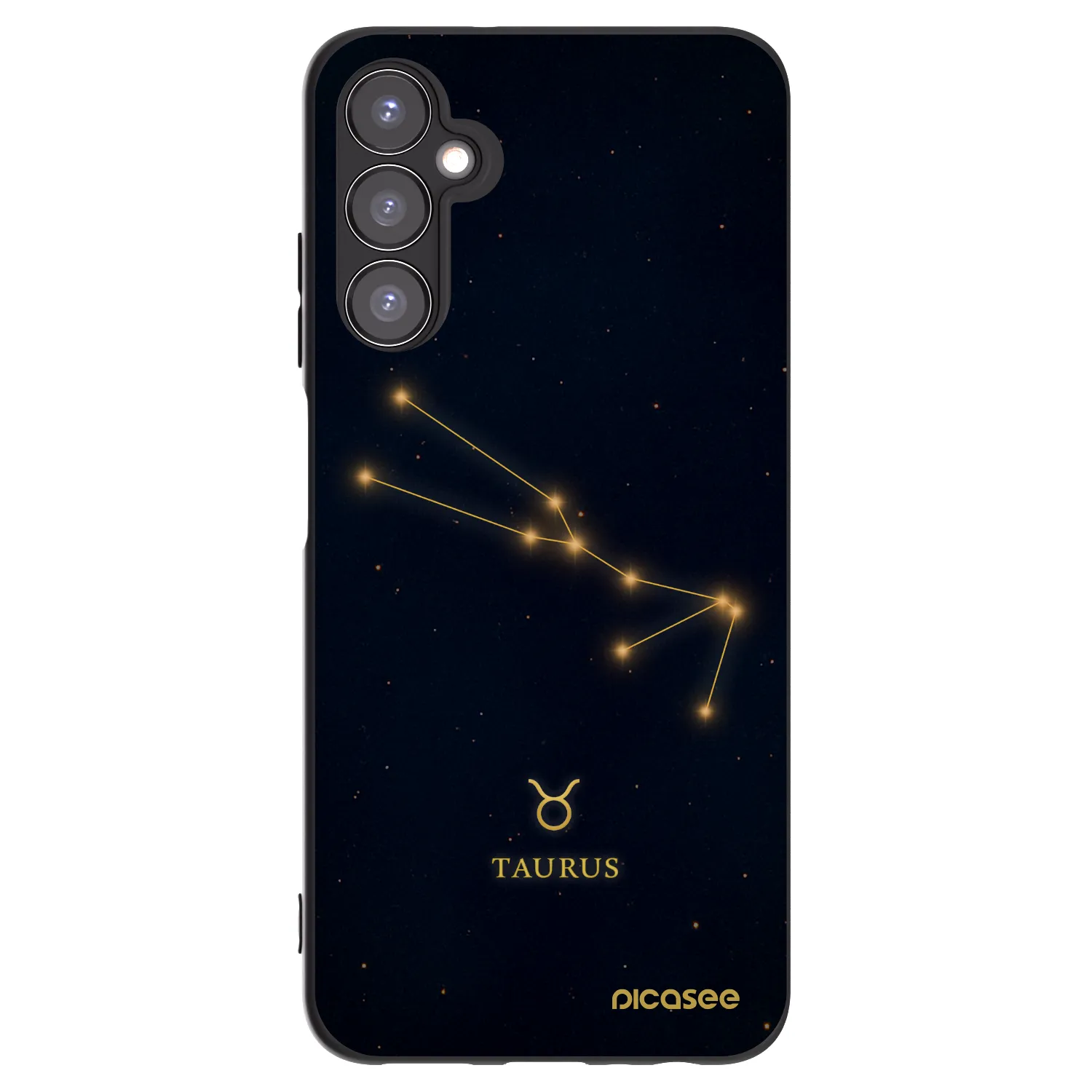Picasee Samsung Galaxy A05s A057G Hülle - Schwarzes Silikon - TAURUS