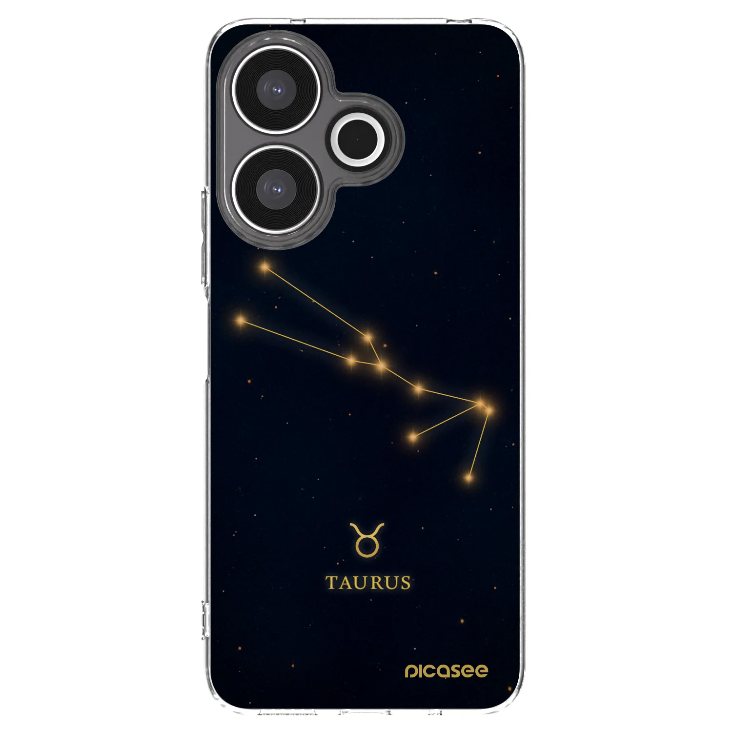 Picasee Xiaomi Redmi 13 4G Hülle - Transparentes Silikon - TAURUS