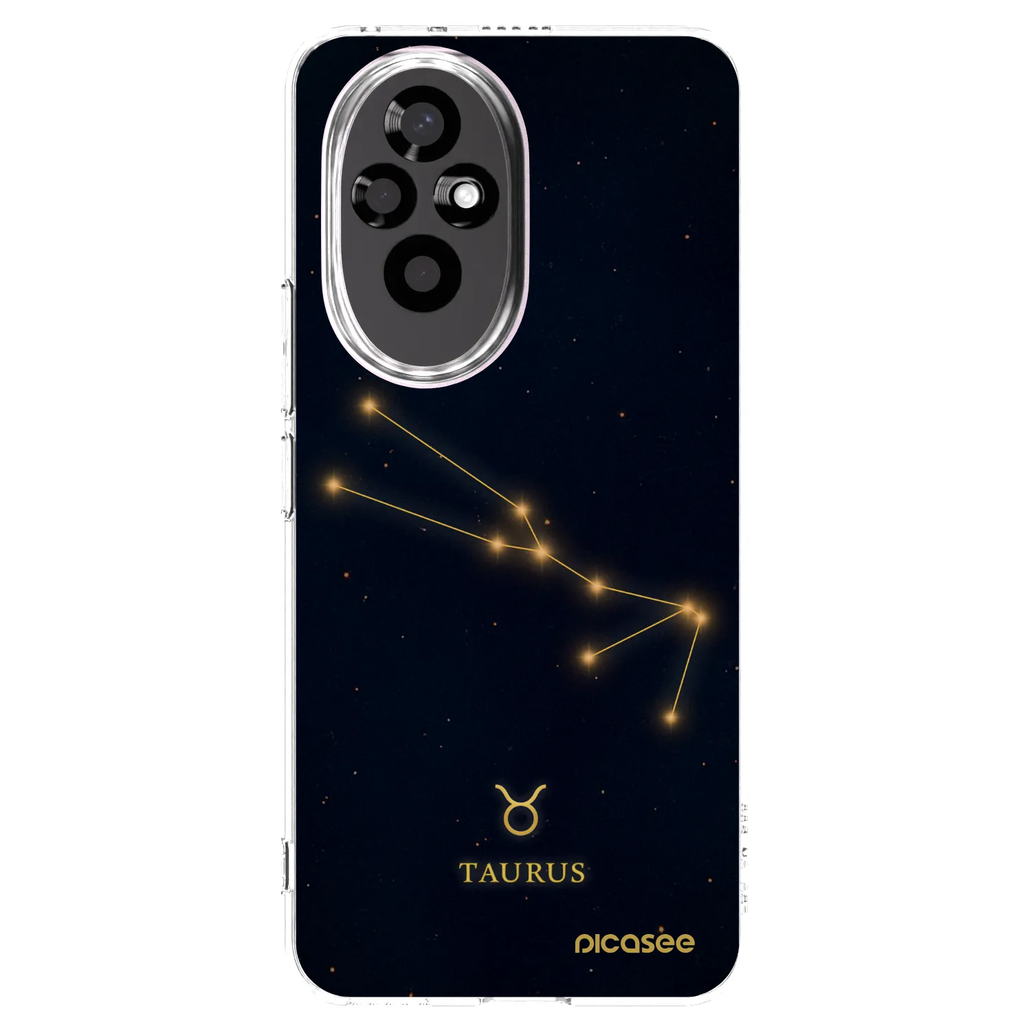 Picasee Honor 200 5G Hülle - Transparentes Silikon - TAURUS