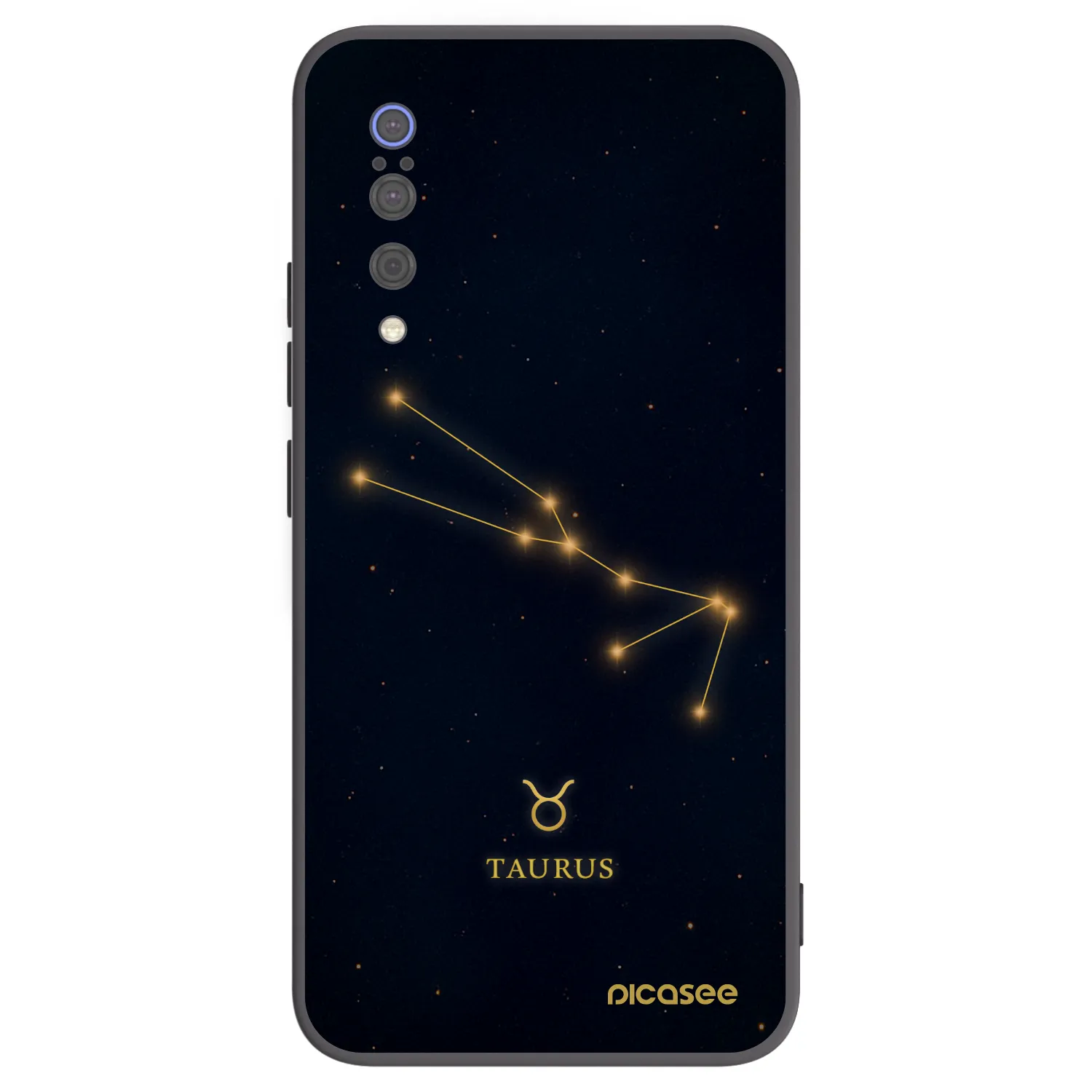 Picasee Xiaomi Mi 9 Hülle - Schwarzes Silikon - TAURUS