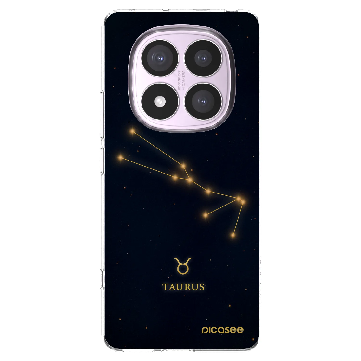 Picasee Xiaomi Redmi Note 14 Pro 4G Hülle - Transparentes Silikon - TAURUS