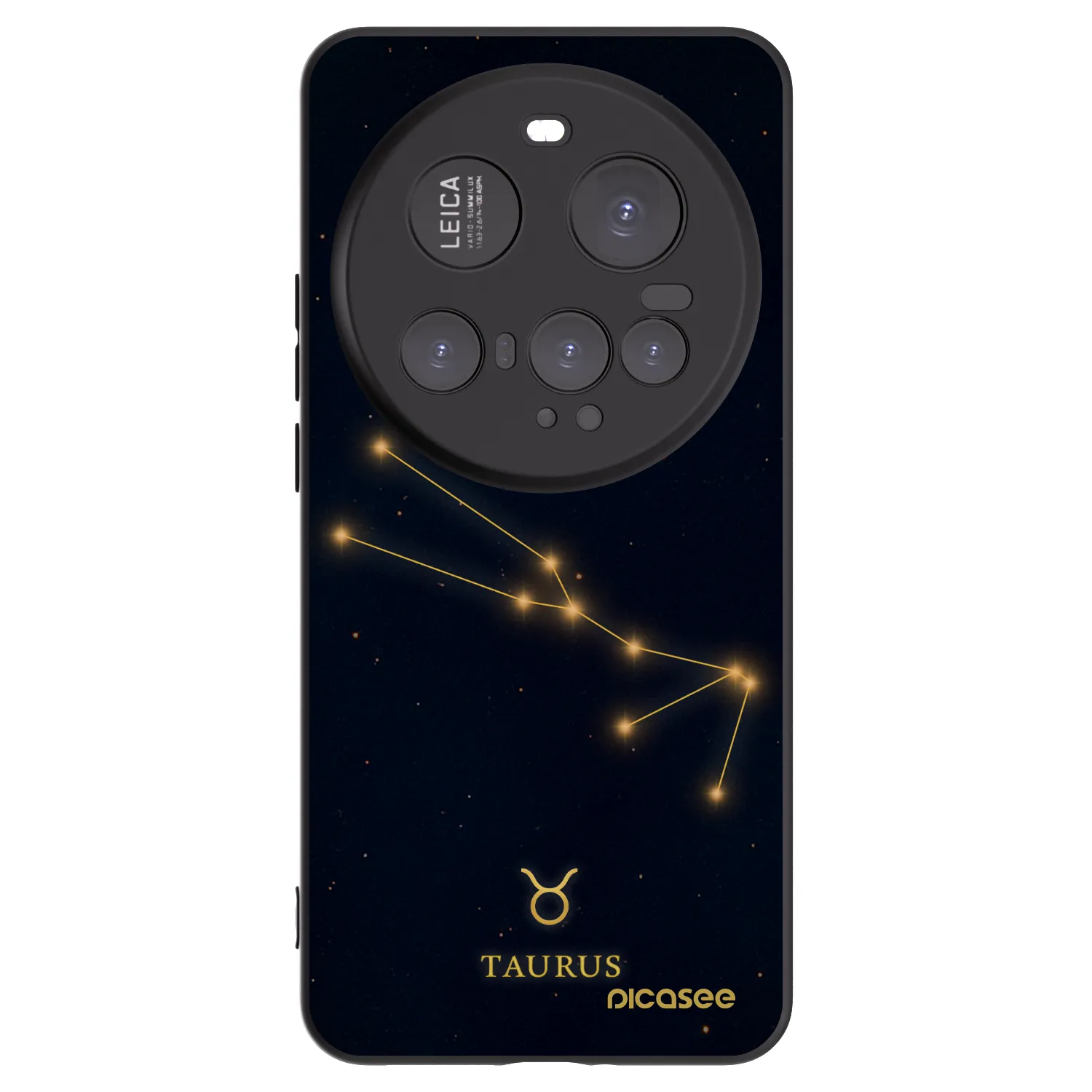 Picasee Xiaomi 15 Ultra Hülle - Schwarzes Silikon - TAURUS
