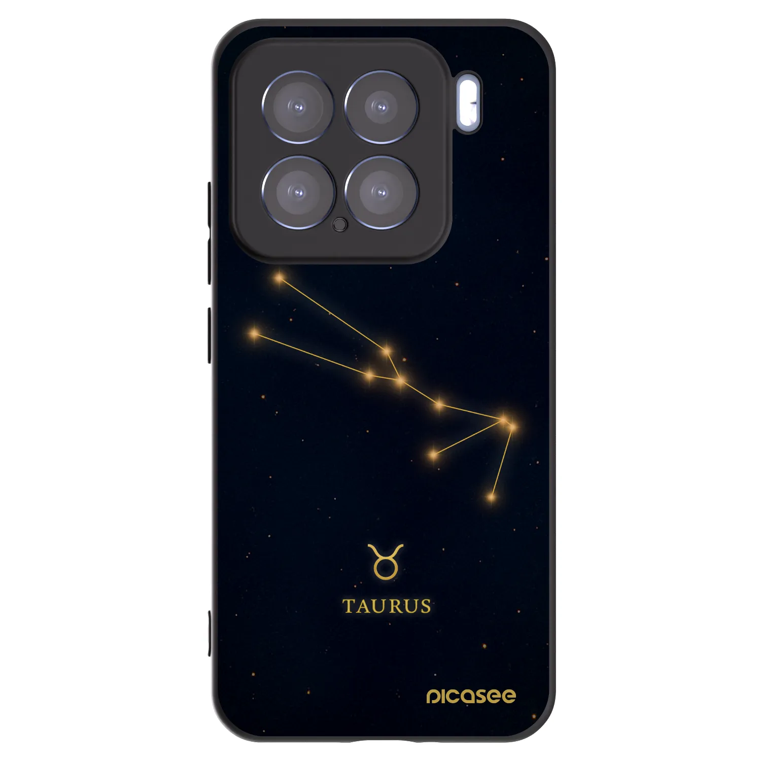Picasee Xiaomi 15 Hülle - Schwarzes Silikon - TAURUS