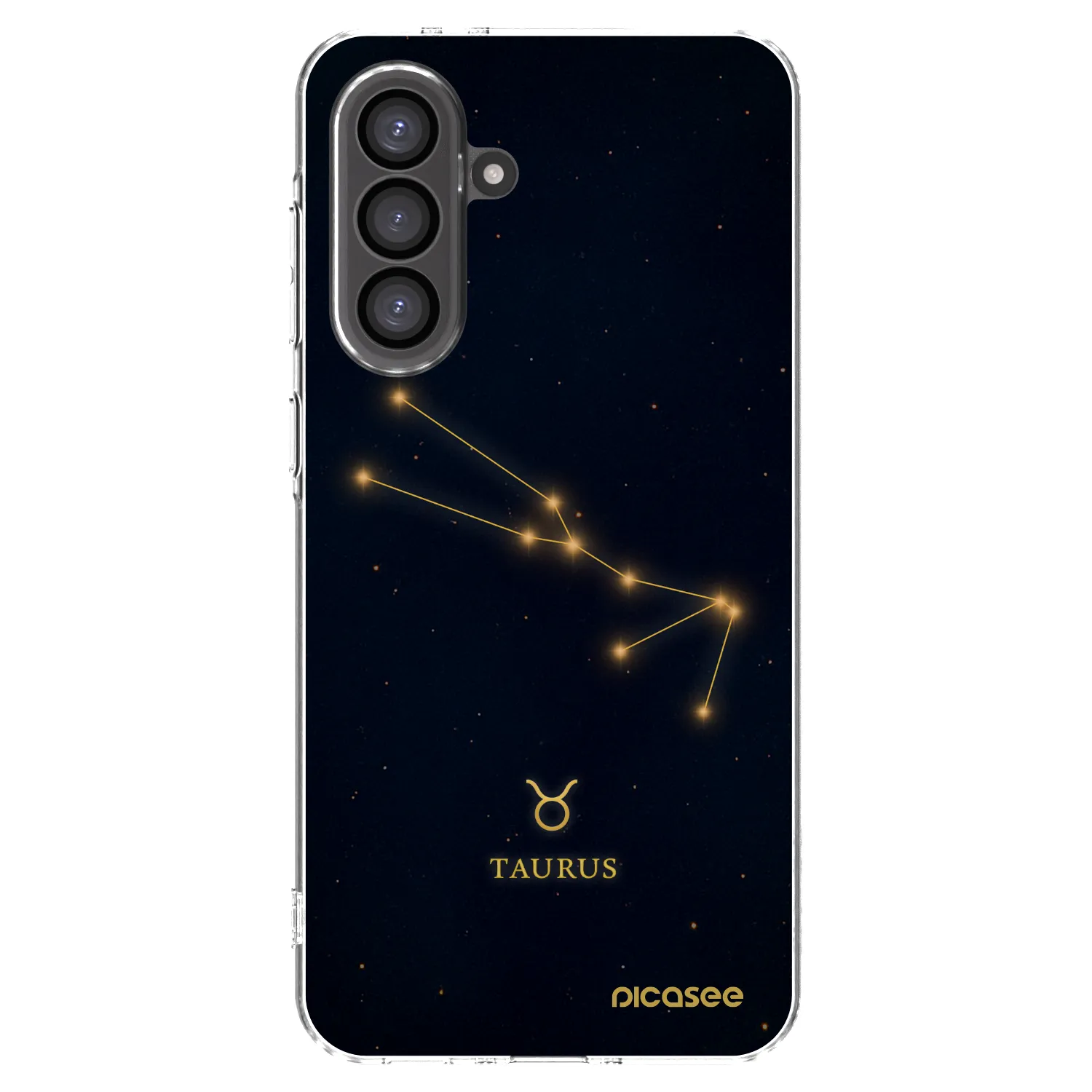 Picasee Samsung Galaxy A56 5G A566B Hülle - Transparentes Silikon - TAURUS