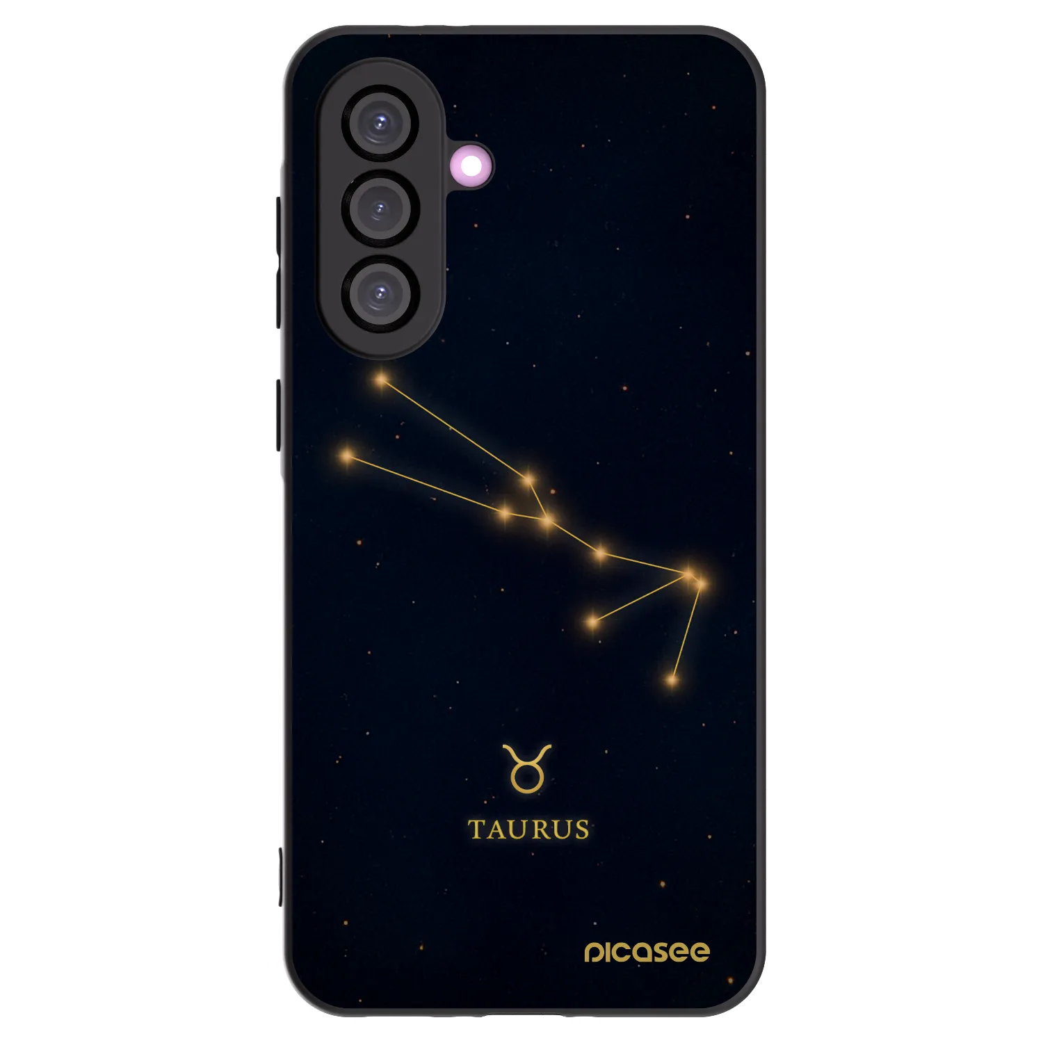 Picasee Samsung Galaxy A36 5G Hülle - Schwarzes Silikon - TAURUS