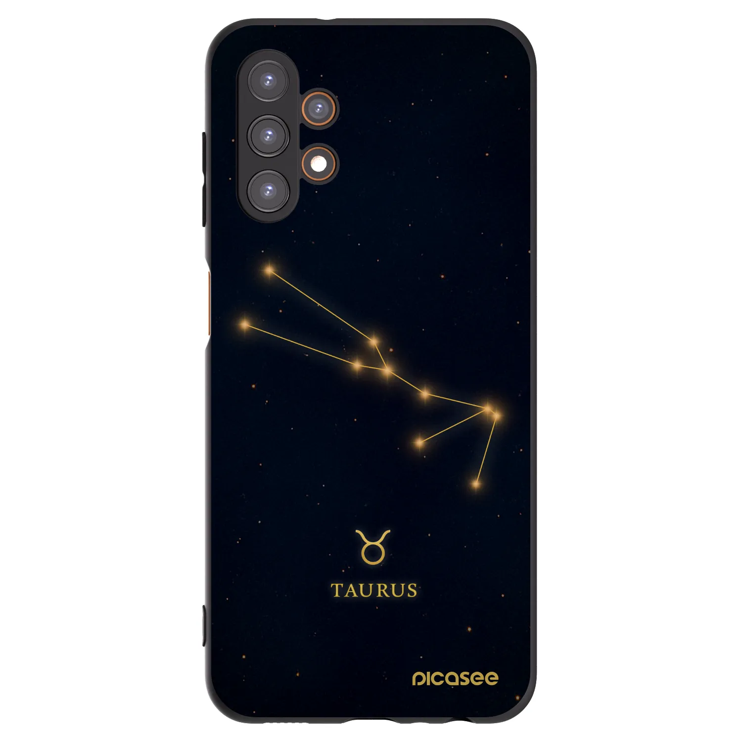 Picasee Samsung Galaxy A13 5G Hülle - Schwarzes Silikon - TAURUS