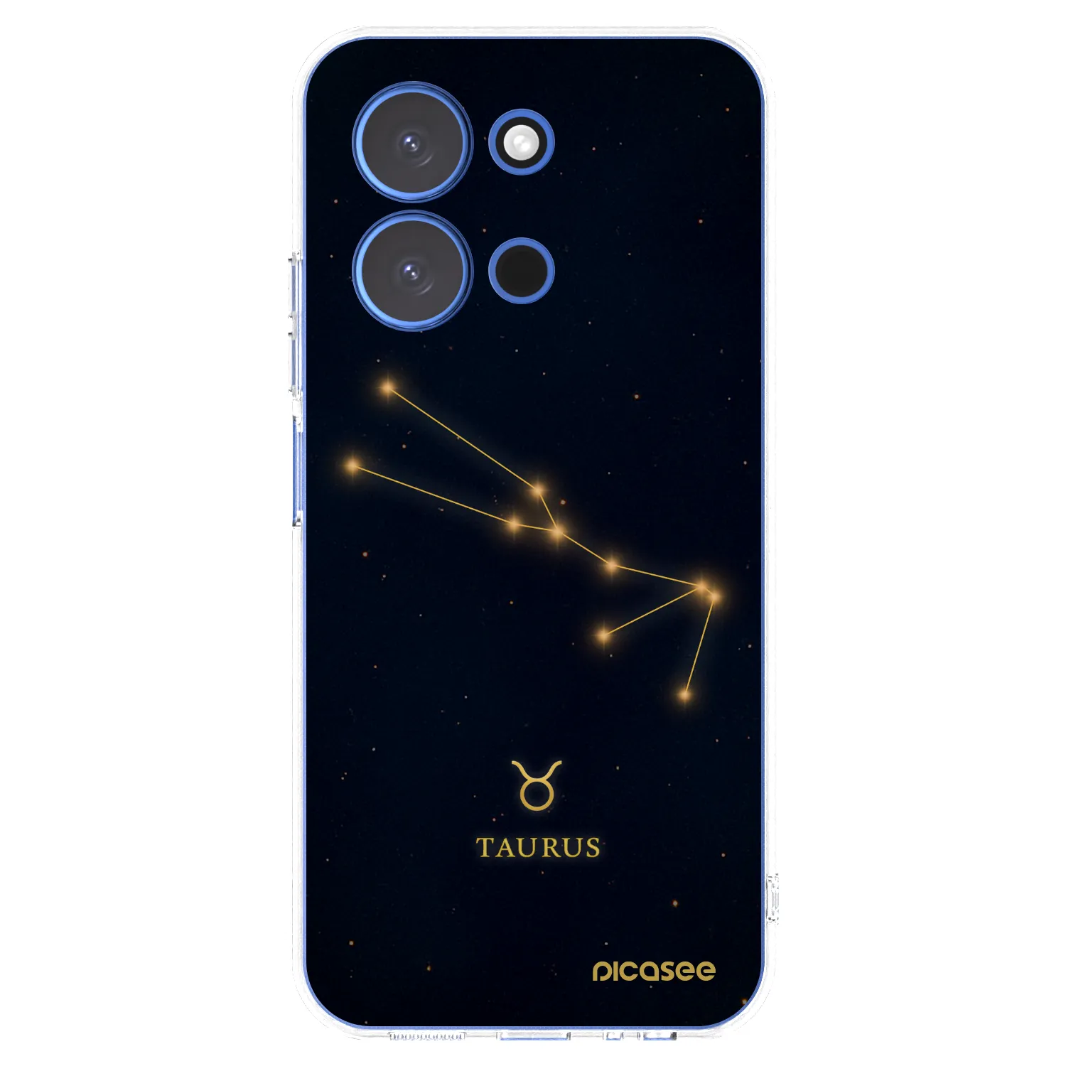 Picasee Xiaomi Redmi 15C 4G Hülle - Transparentes Silikon - TAURUS