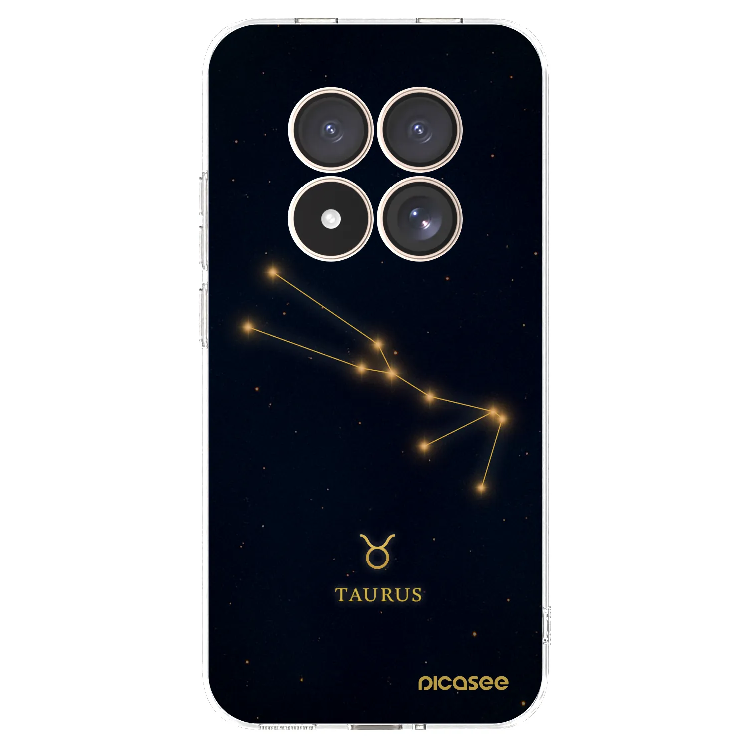 Picasee Xiaomi Redmi Note 15 Pro 4G Hülle - Transparentes Silikon - TAURUS
