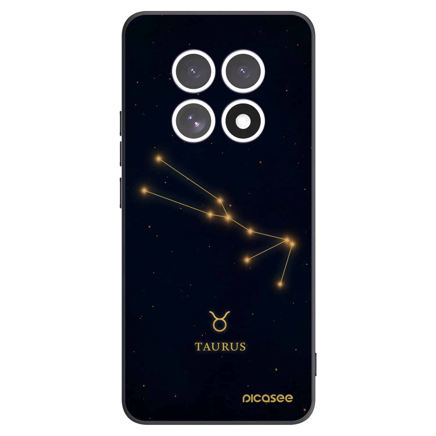 Picasee Xiaomi Redmi Note 15 Hülle - Schwarzes Silikon - TAURUS