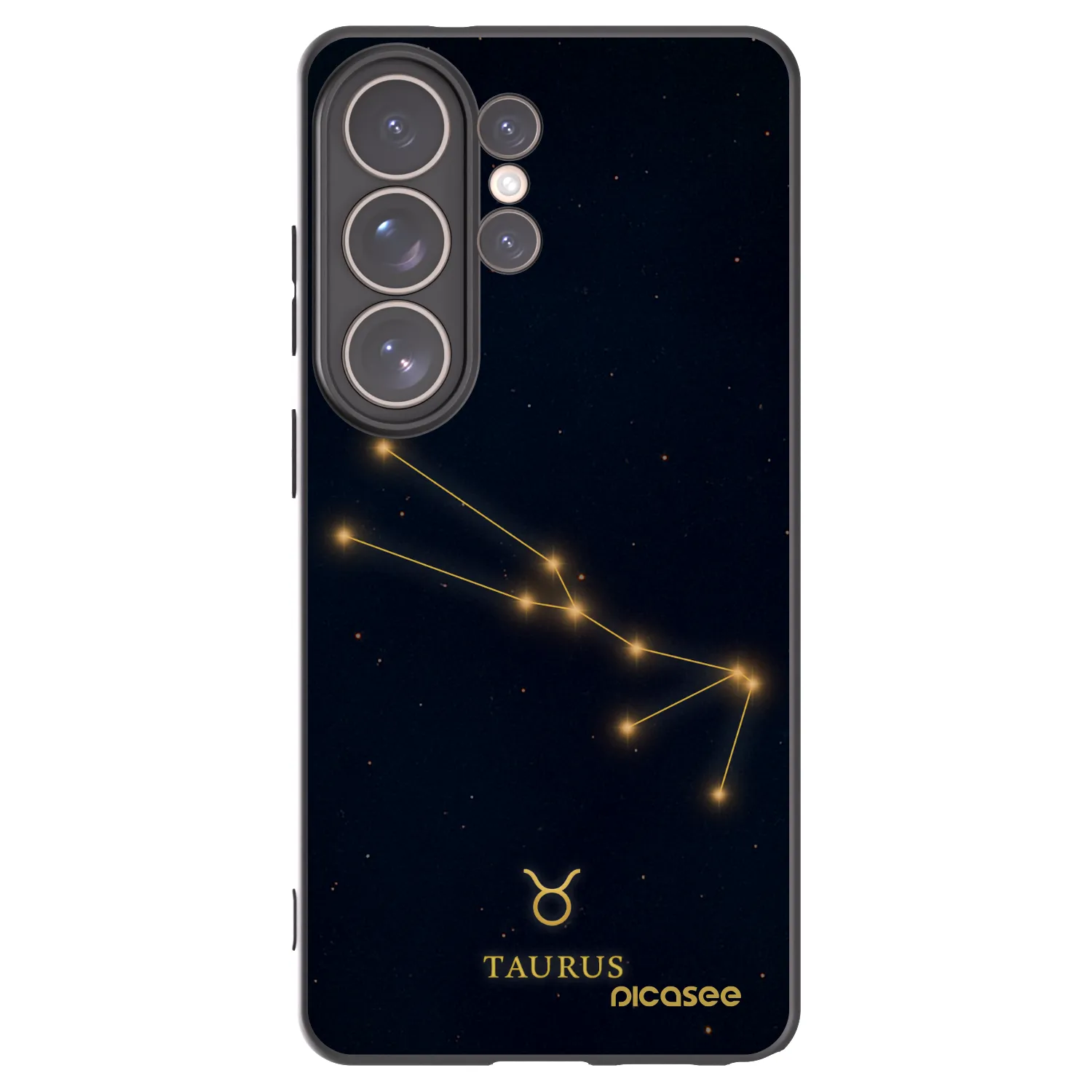 Picasee Samsung Galaxy S26 Ultra Hülle - Schwarzes Silikon - TAURUS