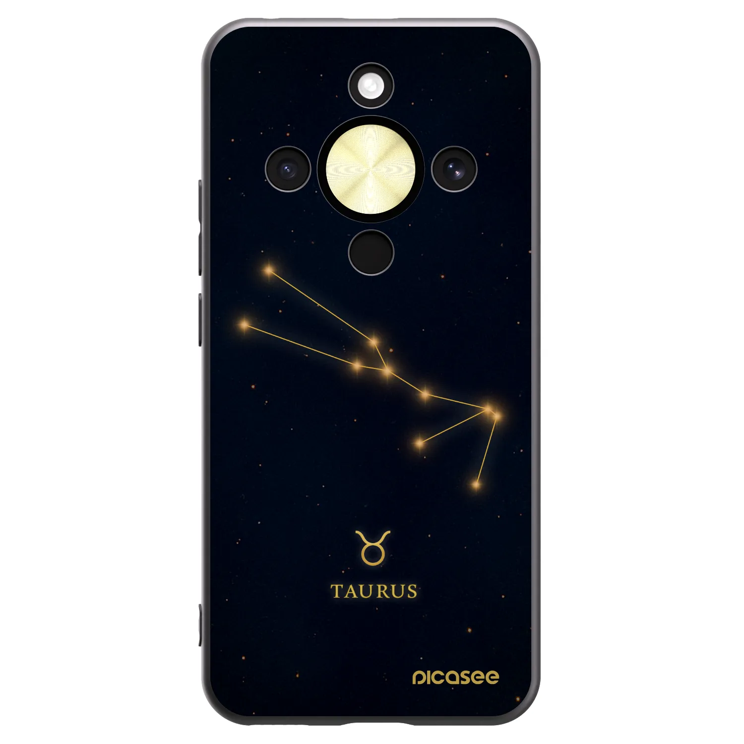 Picasee Honor Magic8 Lite 5G Hülle - Schwarzes Silikon - TAURUS