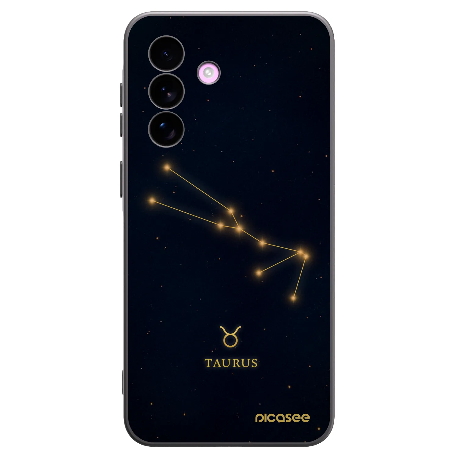 Picasee Samsung Galaxy A57 5G Hülle - Schwarzes Silikon - TAURUS