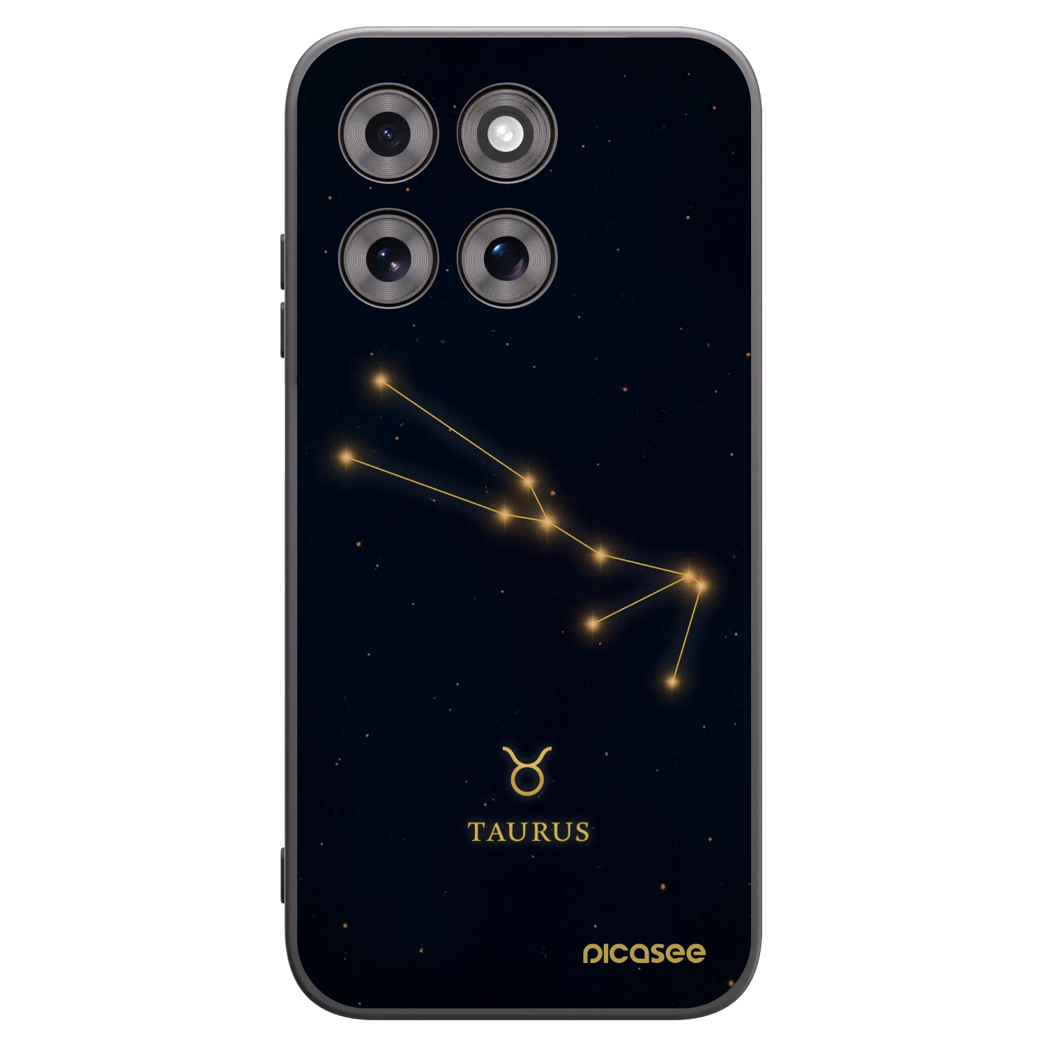 Picasee Motorola Moto G77 Hülle - Schwarzes Silikon - TAURUS