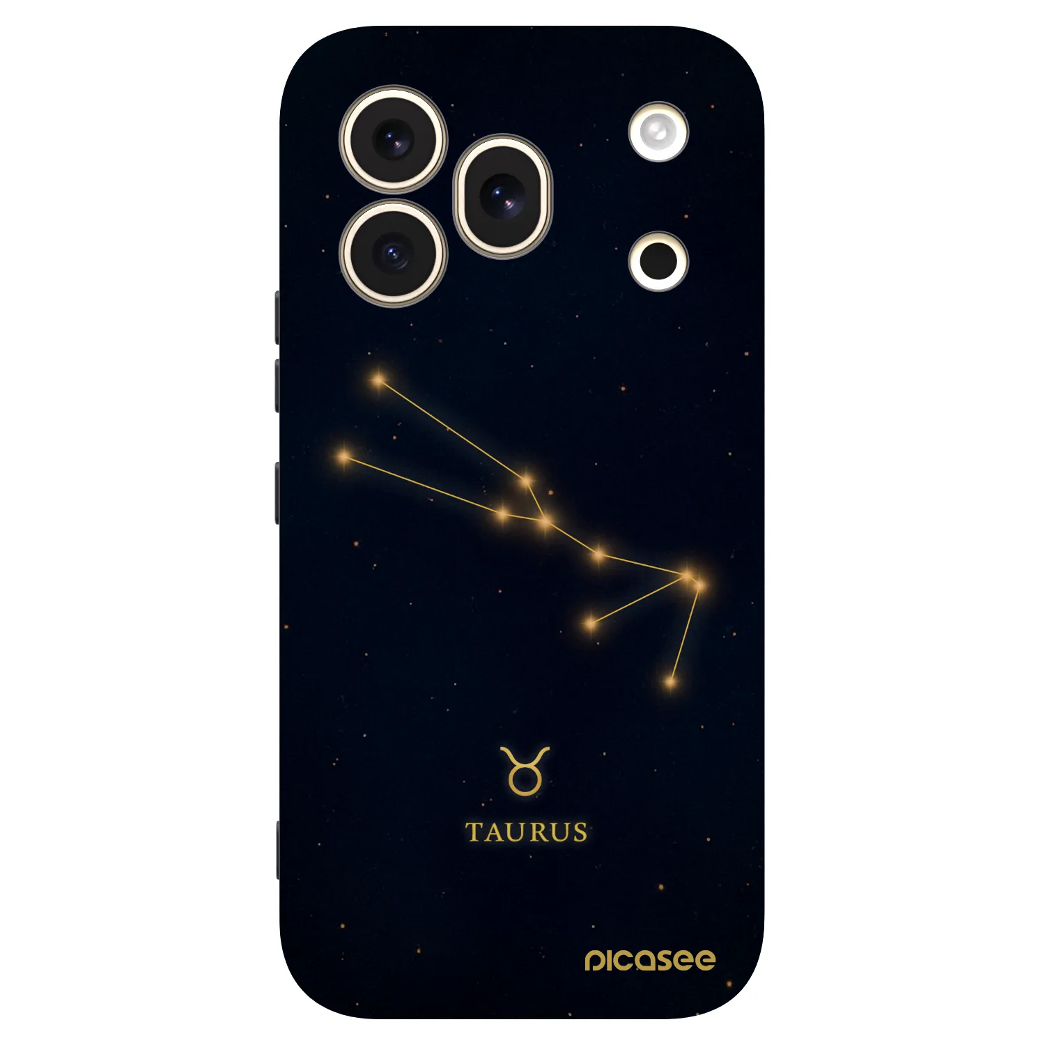 Picasee Honor 600 Pro Hülle - Schwarzes Silikon - TAURUS