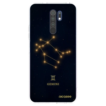 Picasee Xiaomi Redmi 9 Hülle - Transparentes Silikon - GEMINI