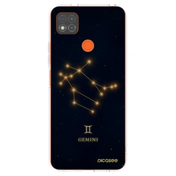 Picasee Xiaomi Redmi 9C Hülle - Transparentes Silikon - GEMINI