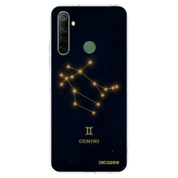 Picasee Realme 5 Hülle - Transparentes Silikon - GEMINI